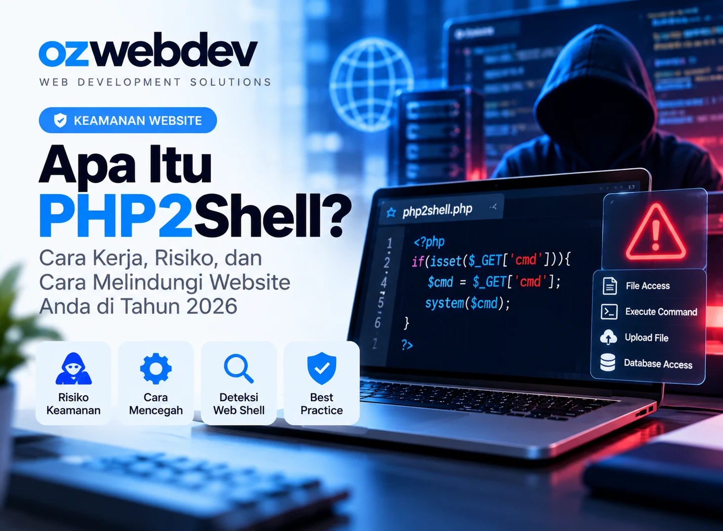 PHP2Shell: Mengenal Ancaman Web Shell PHP, Cara Kerja, dan Pencegahannya